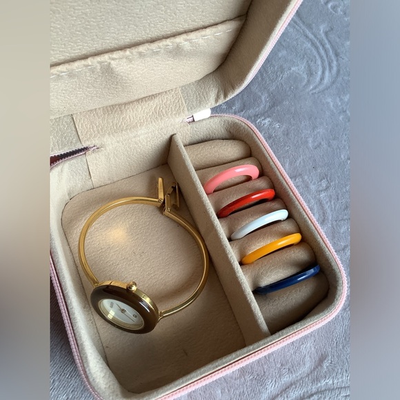 Gucci Accessories - GUCCI bangle watch with set of bezels🧡🤍💙❤️